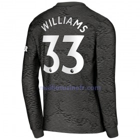 Maillot de Foot Manchester United Williams 33 Extérieur 2020-21 Manches Longues